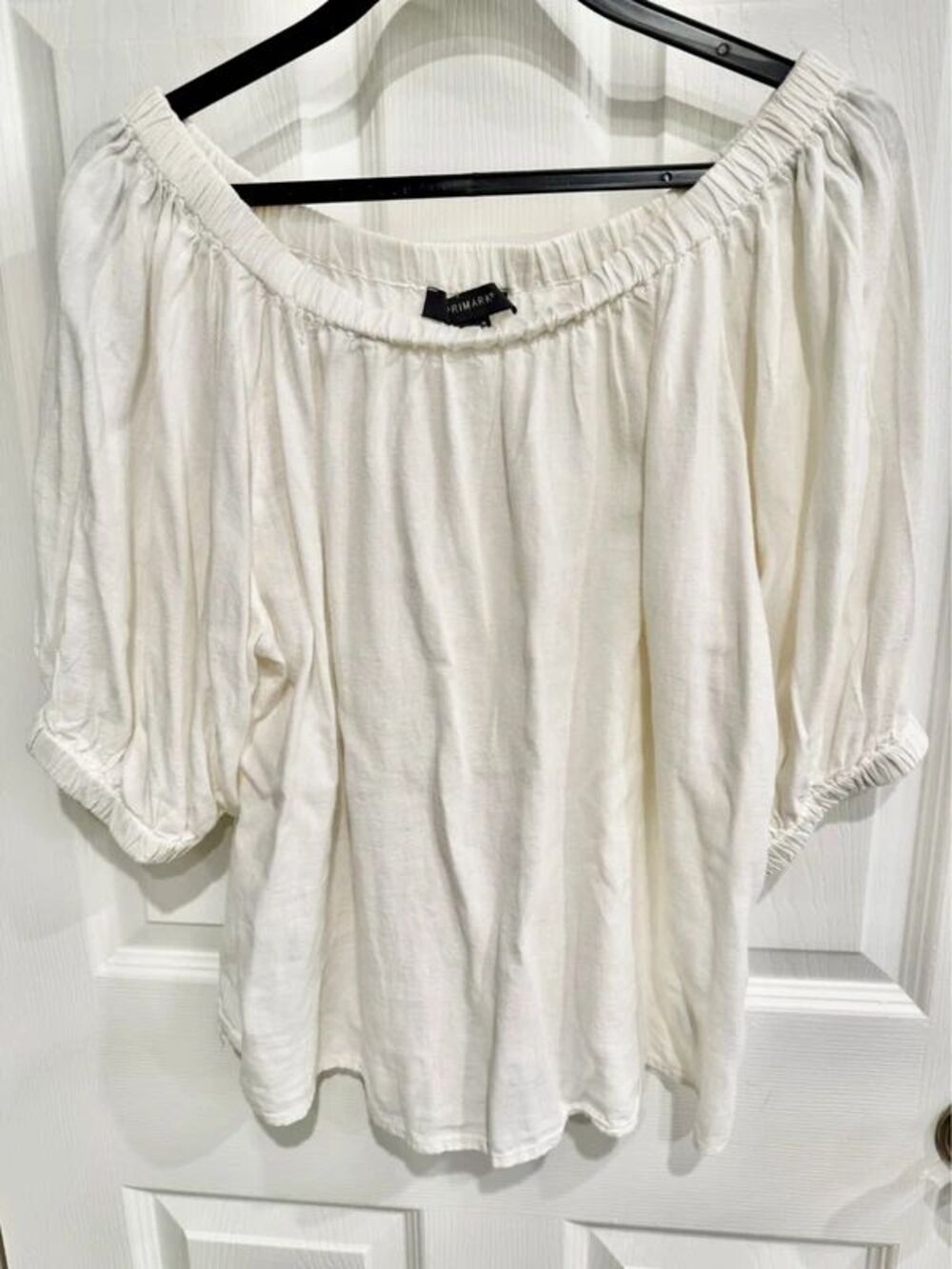 Primark off-shoulder white blouse